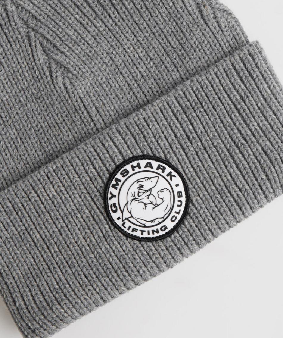 Gymshark Legacy Deep Cuff Beanie Ženske Šeširi Svijetlo Sive | HR 4197BEX